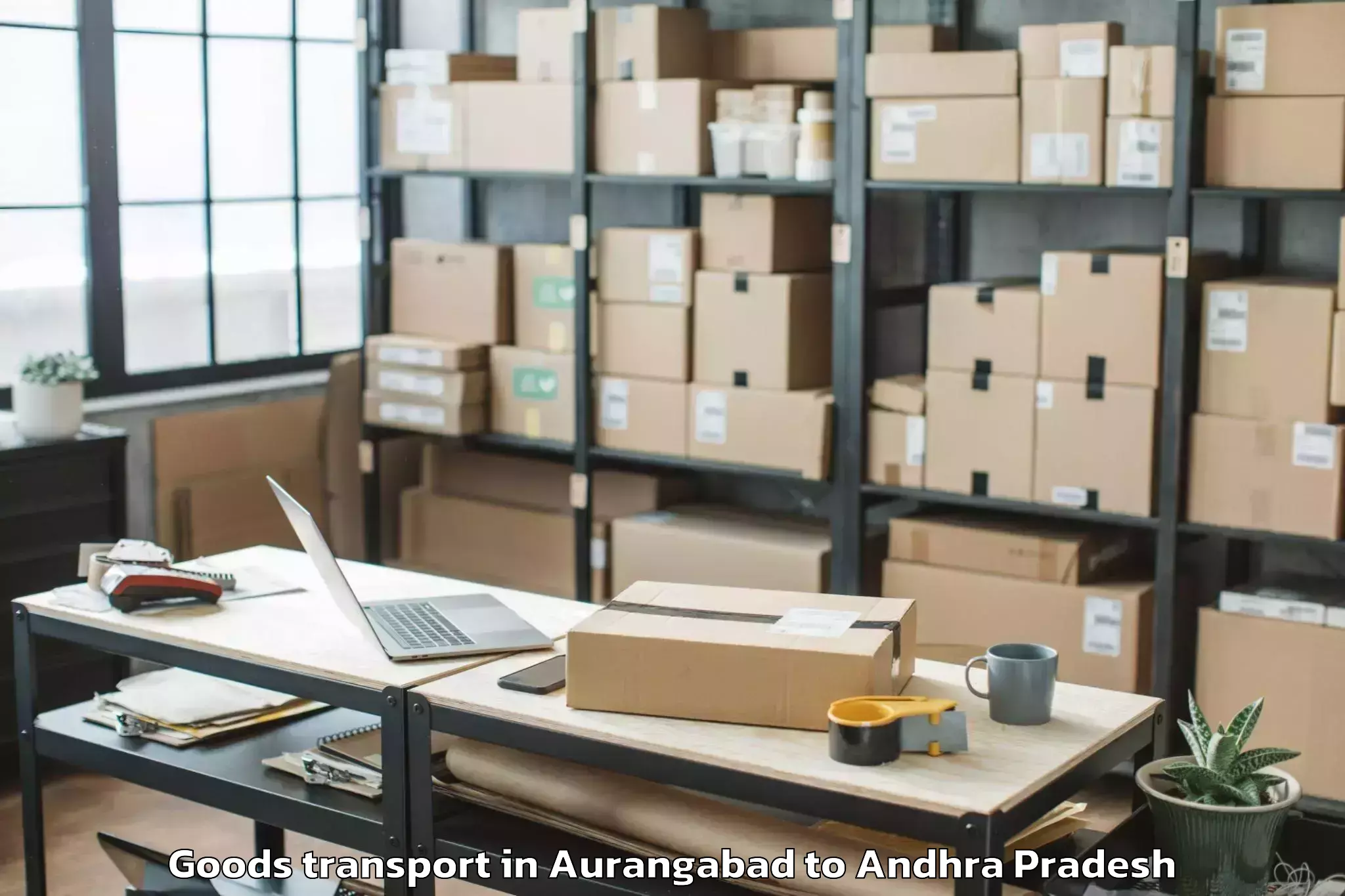 Book Aurangabad to I Polavaram Goods Transport Online